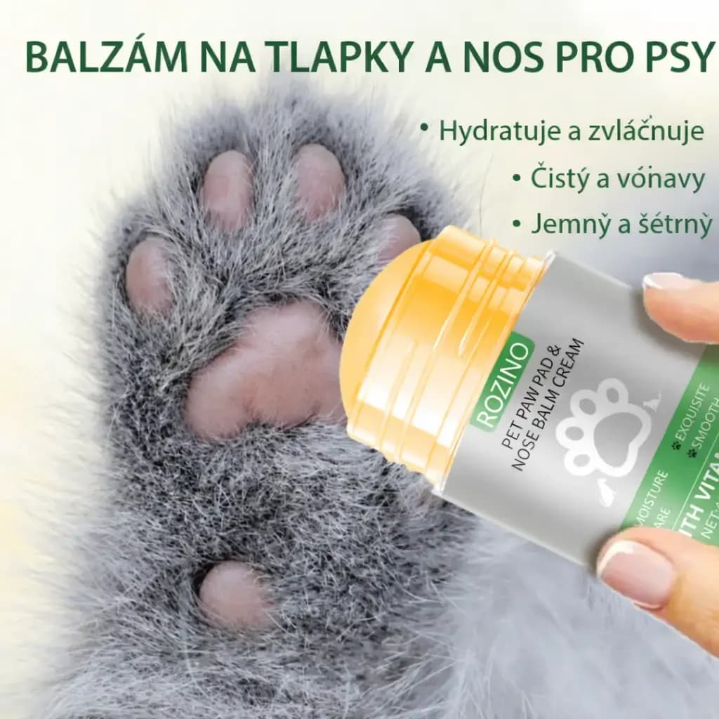 Balzám na tlapky a čumák pro psy s vitamínem E, 40 g