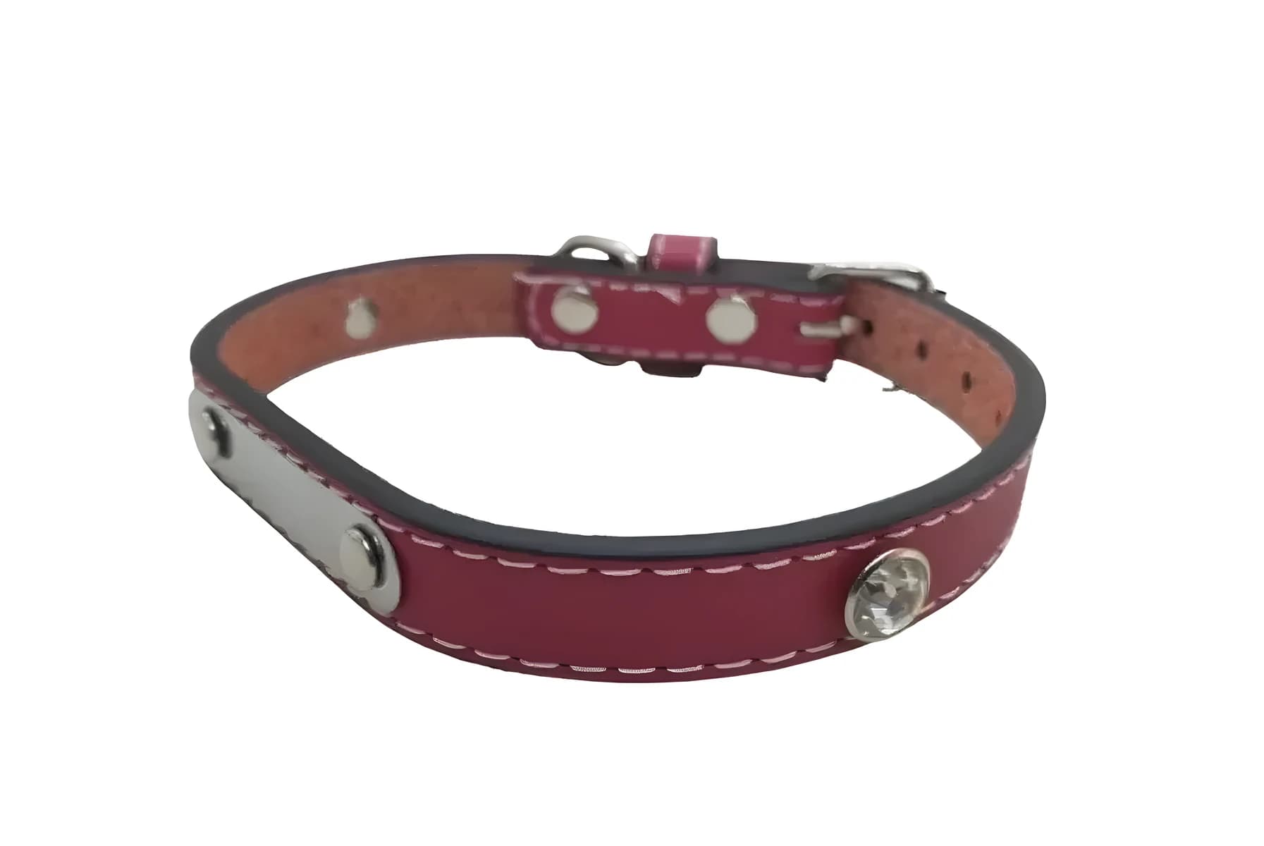 Obojek pro malé psy s obvodem krku 26–32 cm – Červená