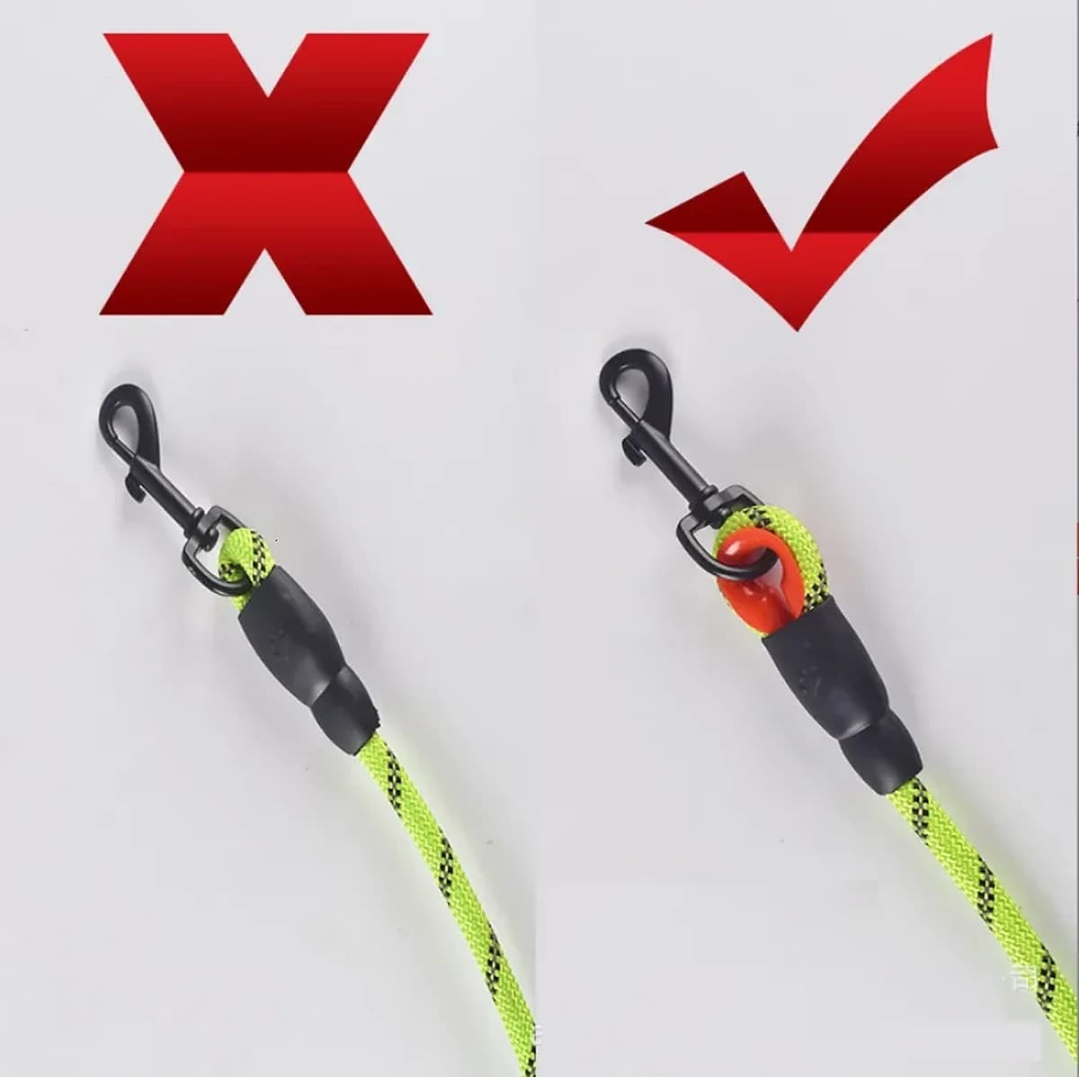 Reflexní lanové vodítko pro psy 1,5 m s měkkou rukojetí