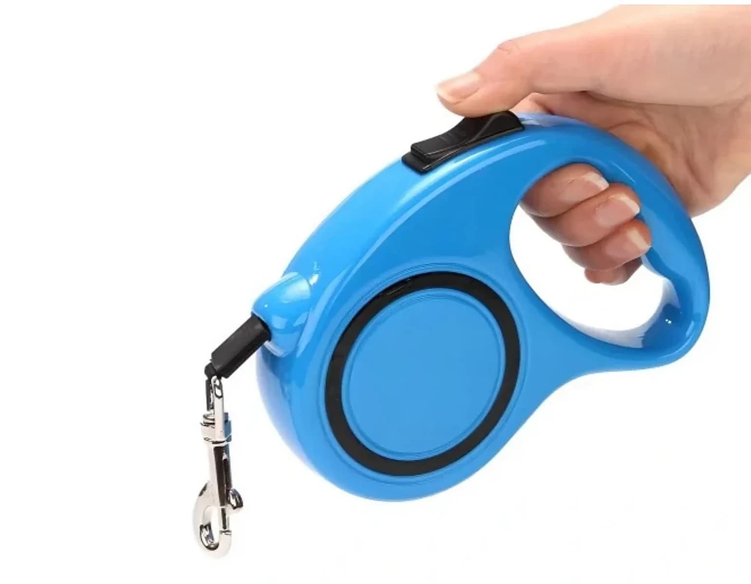 Automatické vodítko pro psy a kočky 5 m, do 15 kg, modré