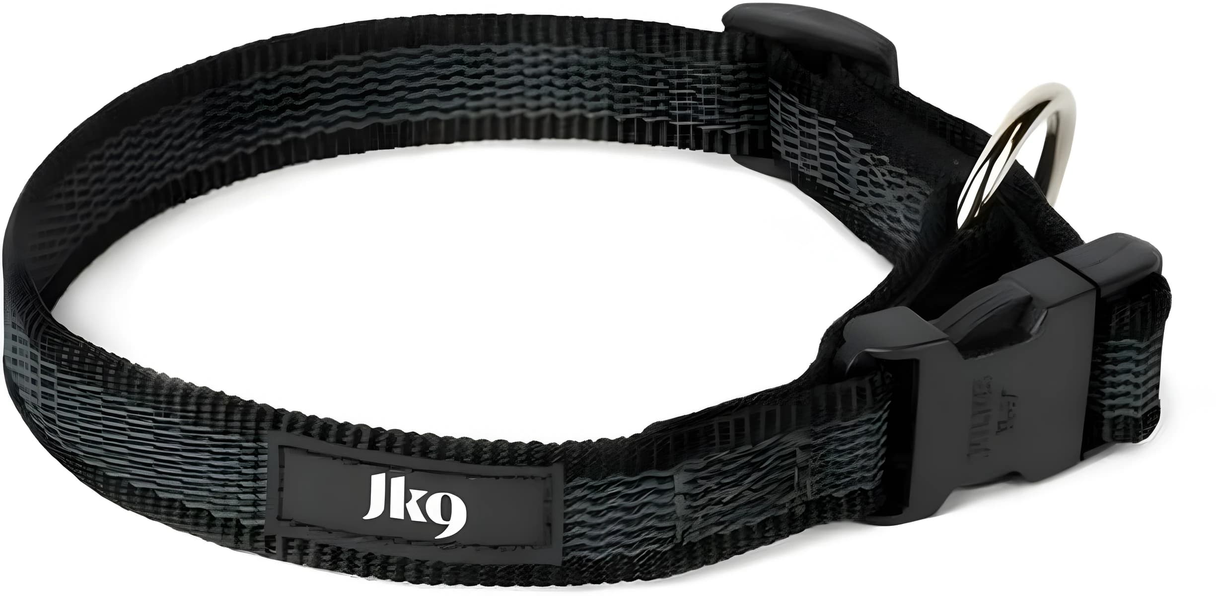 Obojok pre psov JULIUS K-9, čierno-sivý, 20 mm, 27-42 cm