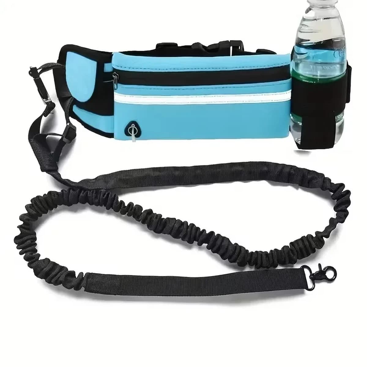 Bežecké hands-free vodítko pre psov – s bungee šnúrou a bedrovým pásom