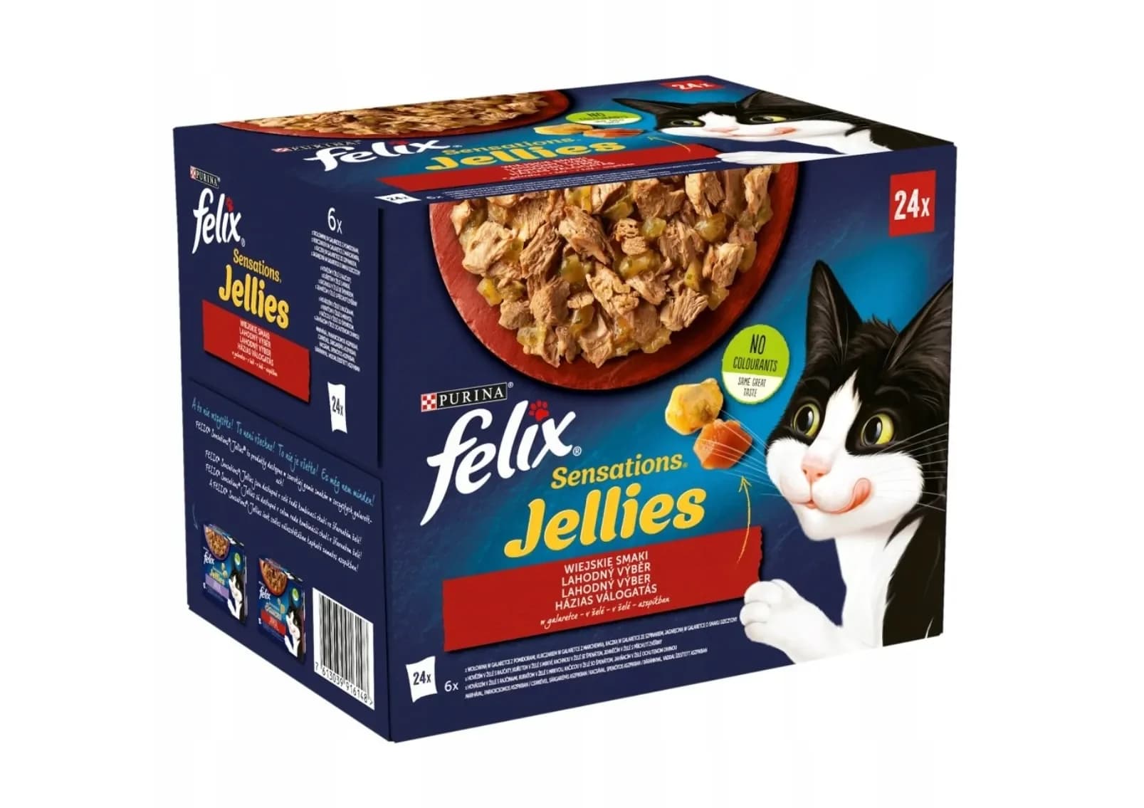 Felix Sensations Jellies – Zmes v želé 24×85 g