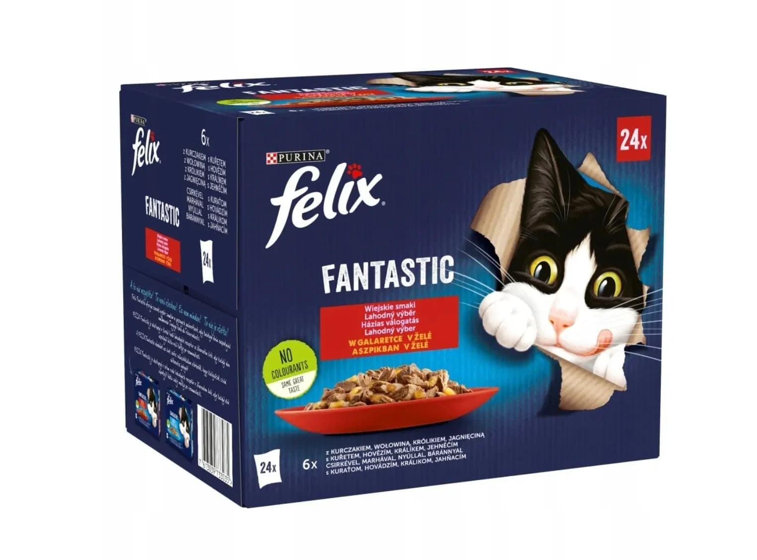 Felix Fantastic – Zmes chutí v želé 24×85 g